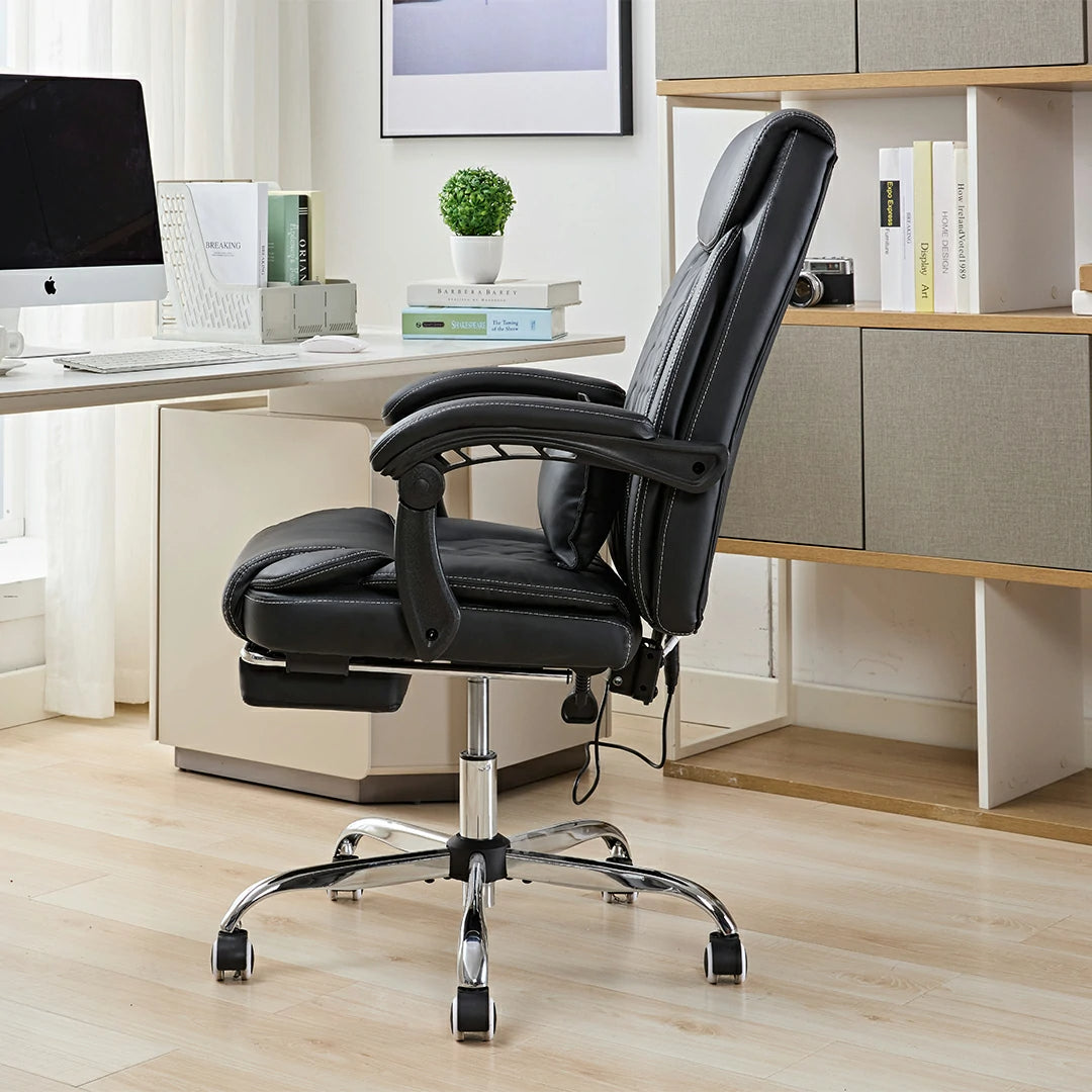 Executive Office Chair with Heat and Massage Functions