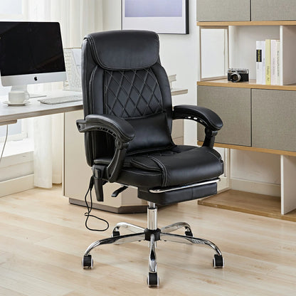 Executive Office Chair with Heat and Massage Functions