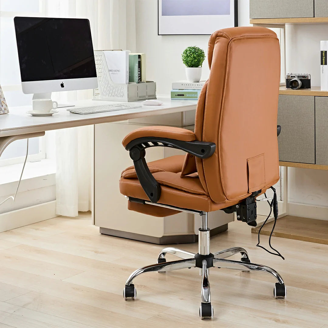 Executive Office Chair with Heat and Massage Functions