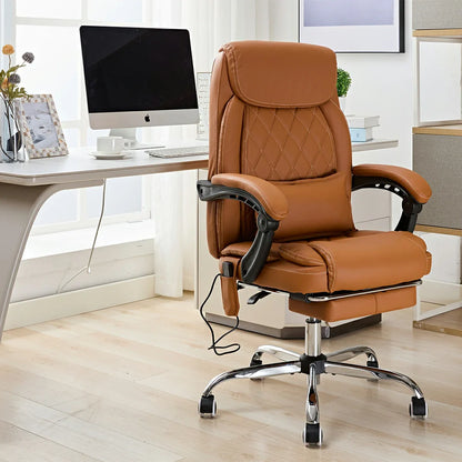 Executive Office Chair with Heat and Massage Functions