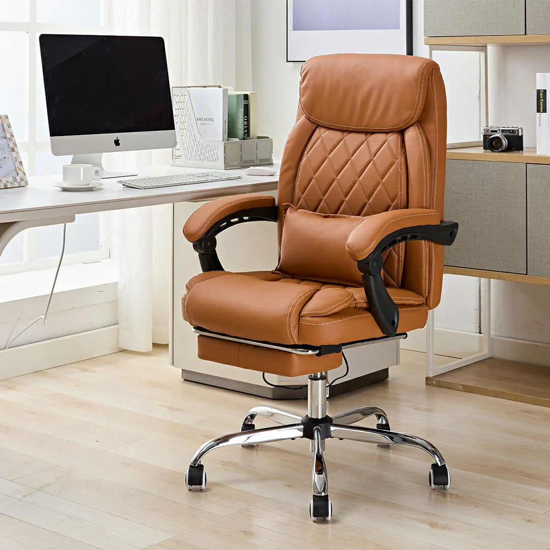 Executive Office Chair with Heat and Massage Functions