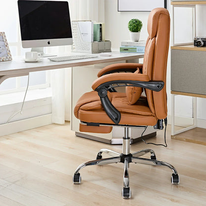 Executive Office Chair with Heat and Massage Functions