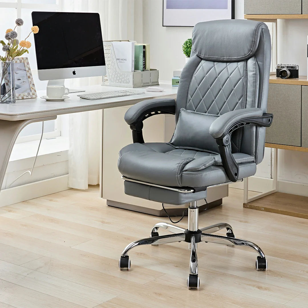 Executive Office Chair with Heat and Massage Functions