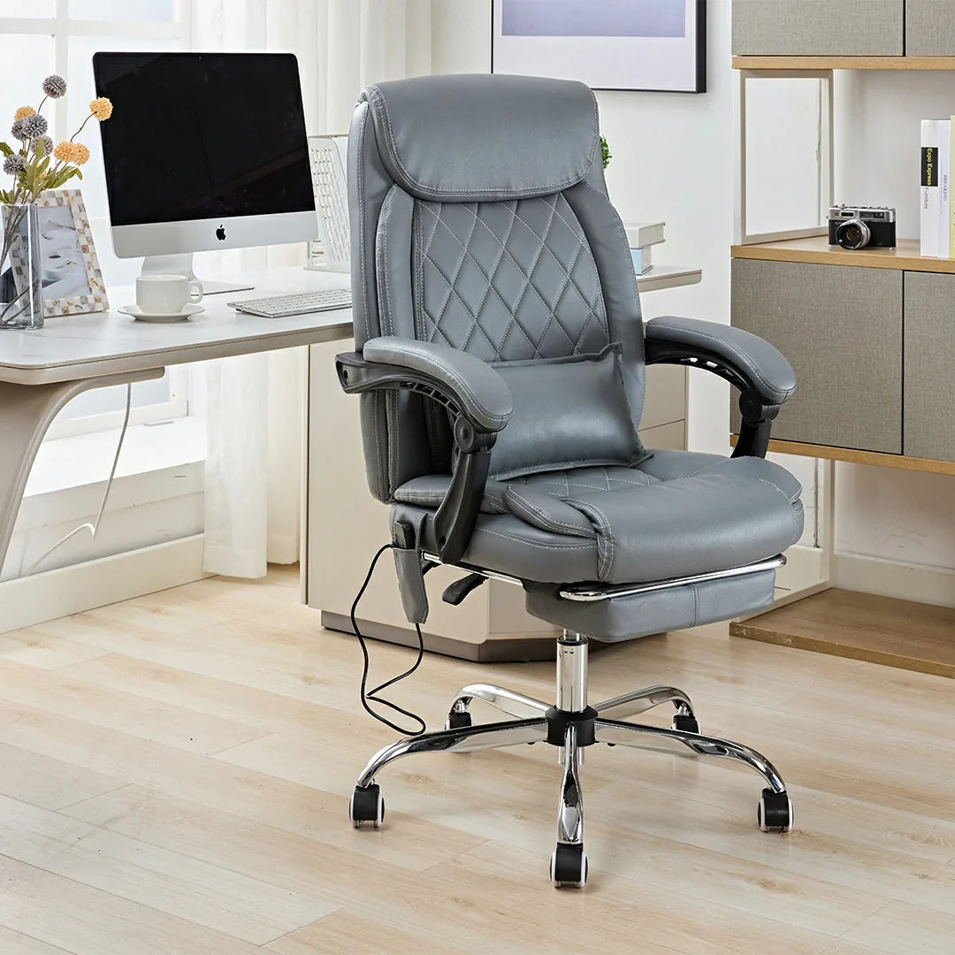 Executive Office Chair with Heat and Massage Functions